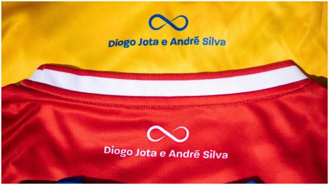 El homenaje del Gondomar a Diogo Jota y André Silva. (X)