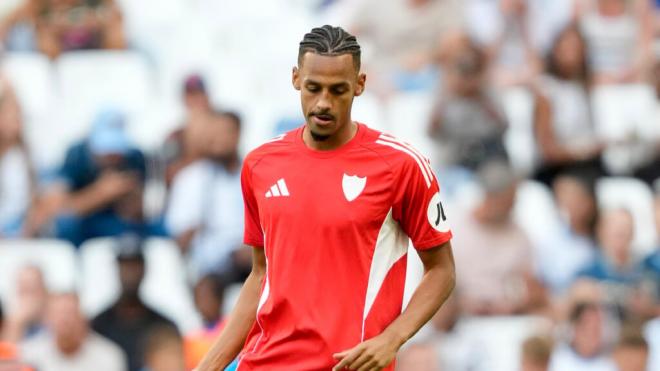 Djibril Sow, antes de la cita ante el Marsella (Foto: SFC).