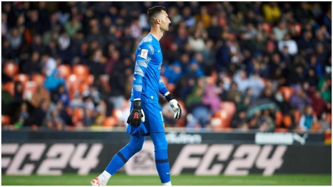 Dominik Greif, portero del Mallorca. (Cordon Press)