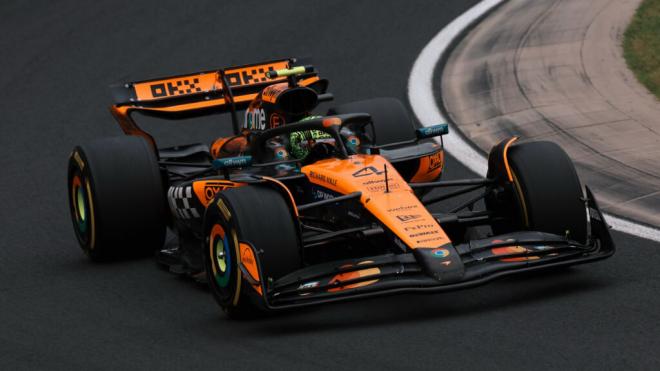Lando Norris, en Hungría (Foto: McLaren).