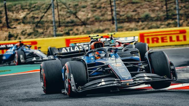 Carlos Sainz, en Hungría (Foto: Williams).