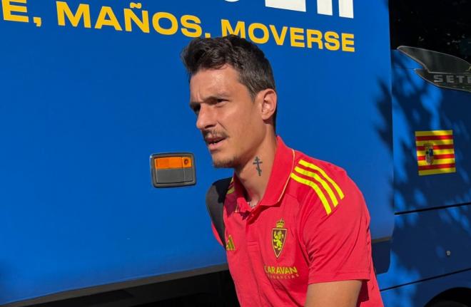 Aleksandar Radovanovic llega al Tarazona-Real Zaragoza (Foto: RZ).