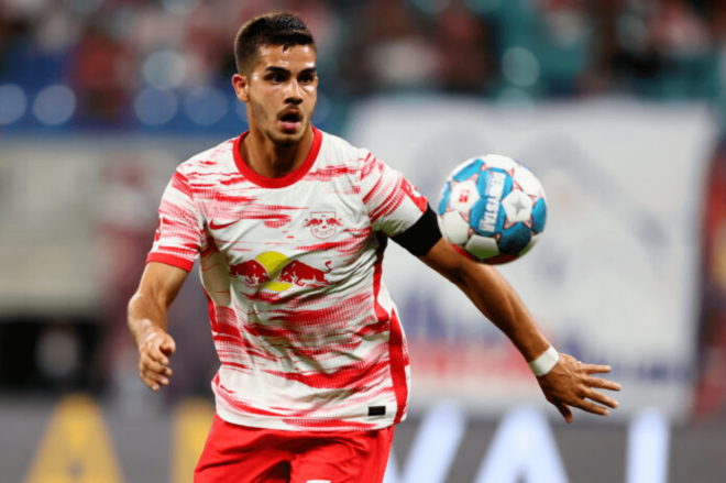 André Silva con el RB Leipzig (Foto: RB Leipzig).