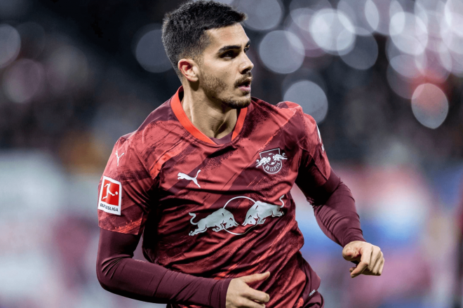 André Silva con el RB Leipzig (Foto: RB Leipzig).