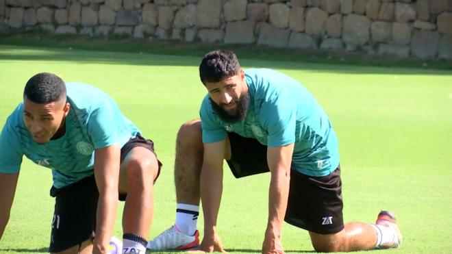 Nabil Fekir entrenando en Marbella