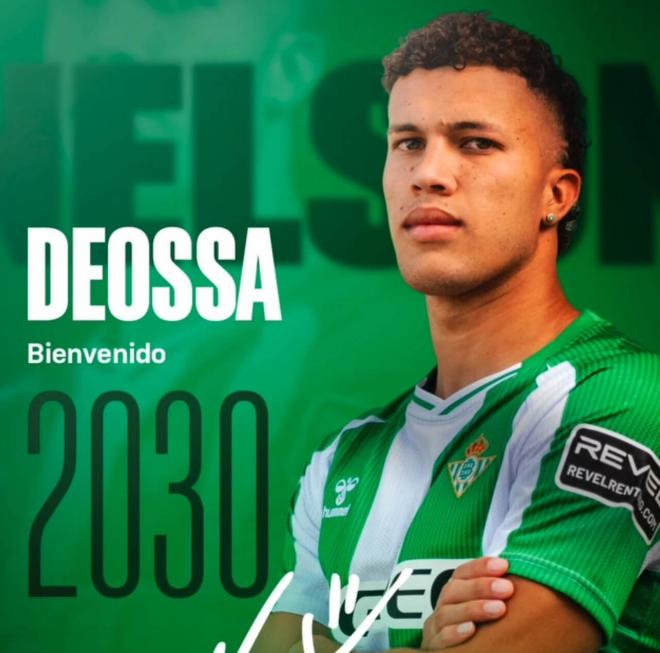 Nelson Deossa firma por el Betis hasta 2030.