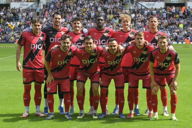 El once del Rayo Vallecano en el amistoso ante el West Brom (Foto: RVM).