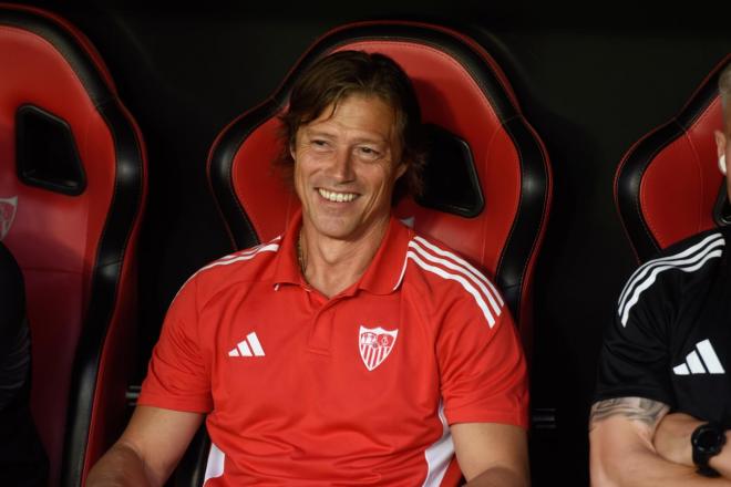 Matías Almeyda, en el Trofeo Antonio Puerta (Foto: Kiko Hurtado).