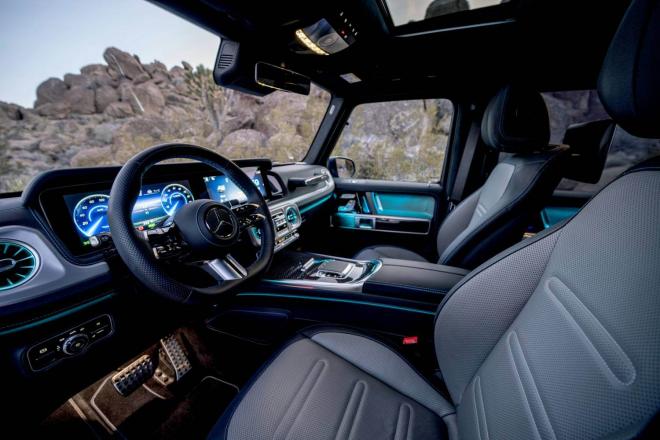 Interior del todoterreno Mercedes Clase G.