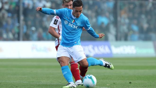 Giacomo Raspadori vuelve a ganar enteros para jugar en el Atlético de Madrid (Foto: Cordon Press).