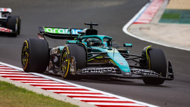 Lance Stroll en el GP de Hungría (Europa Press)