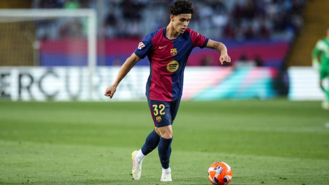 Héctor Fort, durante un partido con el Barcelona (foto: Cordon Press).