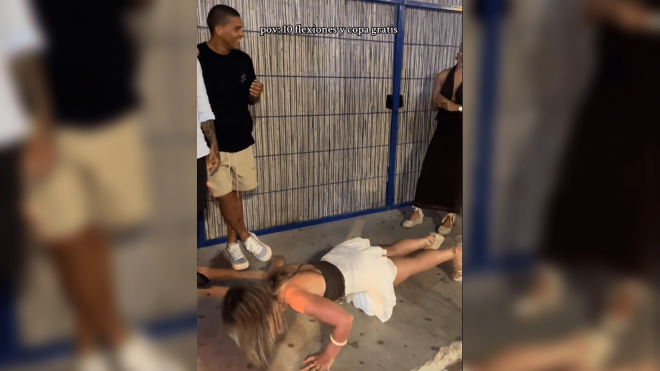 Brian Ocampo, en un vídeo viral de TikTok.