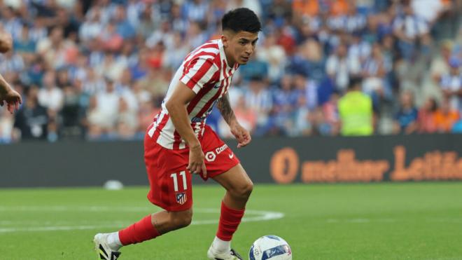 Thiago Almada durante el partido ante el Oporto (Fuente: Cordon Press)