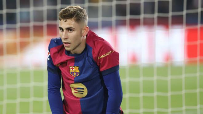 Fermín López en un partido con el Barça (Cordon Press)