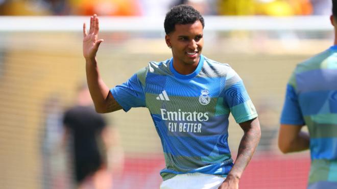 Rodrygo Goes sigue sumando pretendientes para salir del Real Madrid (foto: Cordon Press).