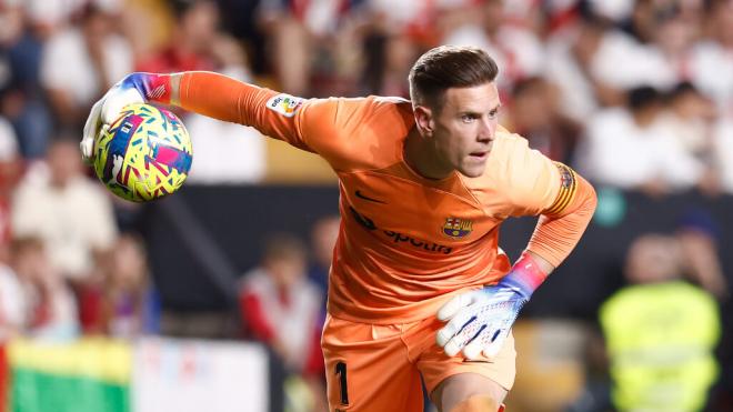 Ter Stegen en un partido con el Barça (Europa Press)