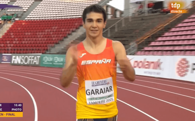 Ander Garaiar, campeón de Europa sub 20.