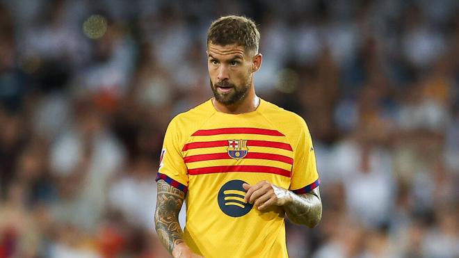 Iñigo Martínez durante un partido del FC Barcelona (Fuente: Cordon Press)