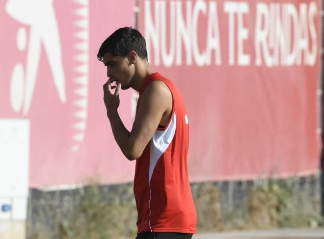 Juanlu Sánchez, en la sesión del viernes (Foto: Kiko Hurtado).