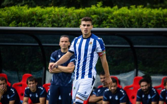 Ander Barrenetxea, en el Bournemouth-Real Sociedad (Foto: RSO).