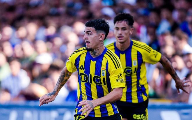 Brandon Domingues, en el Leganés-Real Oviedo (Foto: RO).
