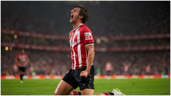 Unai Gómez, en un partido con el Athletic. (RRSS)