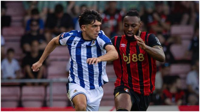 Imágenes del Real Sociedad-Bournemouth. (@RealSociedad)