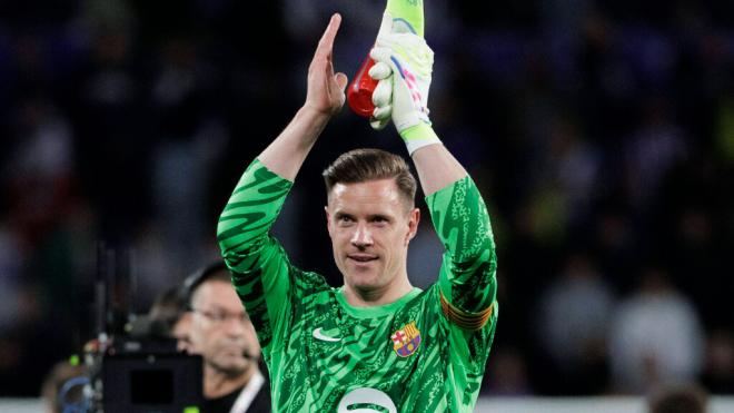 Ter Stegen tras un partido del Barcelona (Fuente: Cordon Press)