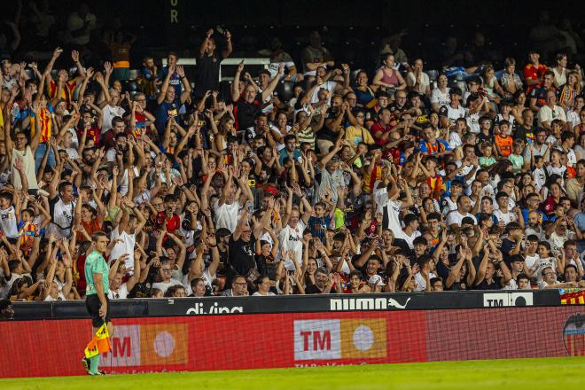 La afición del Valencia CF, principal destinataria del mensjae de Ron Gourlay