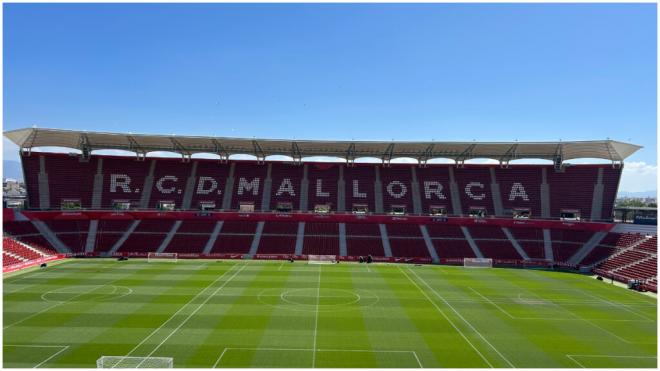 San Moix, estadio del RCD Mallorca. (X)