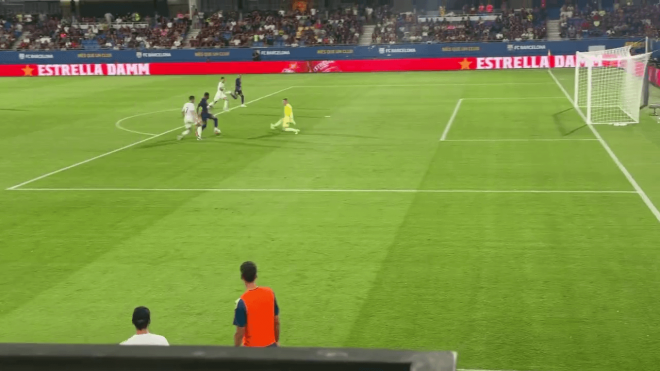 El fallo de Marcus Rashford en el trofeo Joan Gamper (Redes Sociales)