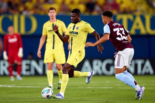Thomas Partey, en un partido del Villarreal frente al Aston Villa (FOTO: Cordón Press).