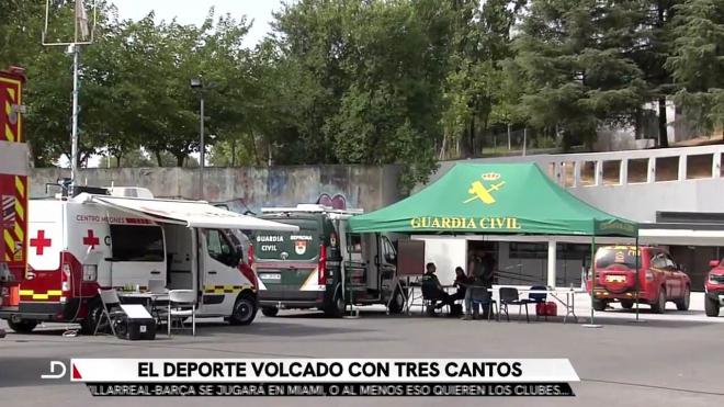 El deporte, volcado con los afectados por el incendio de Tres Cantos