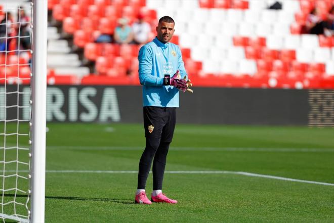Luís Maximiano, en un partido de la UD Almería (Foto: EuropaPress)