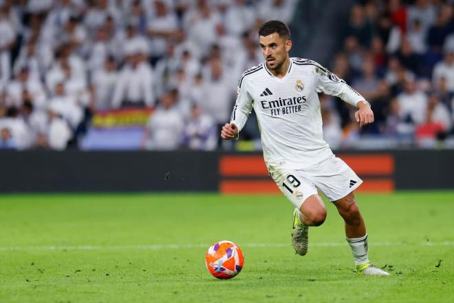 Dani Ceballos, en un partido con el Real Madrid (Europa Press)