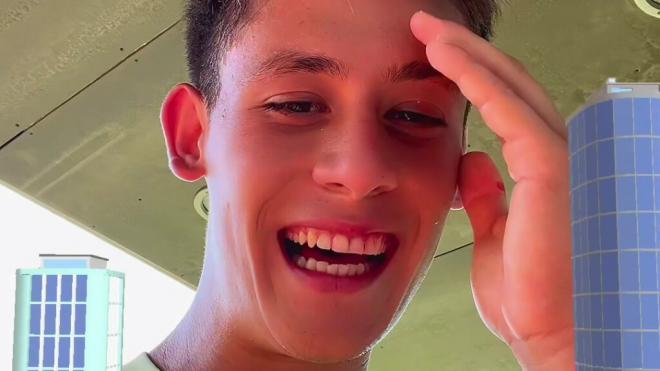 Arda Güler, haciendo el reto viral de TikTok (@realmadrid)