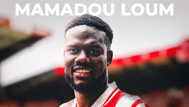 Mamadou Loum, nuevo fichaje del Sporting de Gijón (Foto: Sporting).