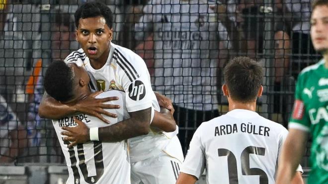 Rodrygo Goes celebra su gol ante el Tirol (Foto: Cordon Press)