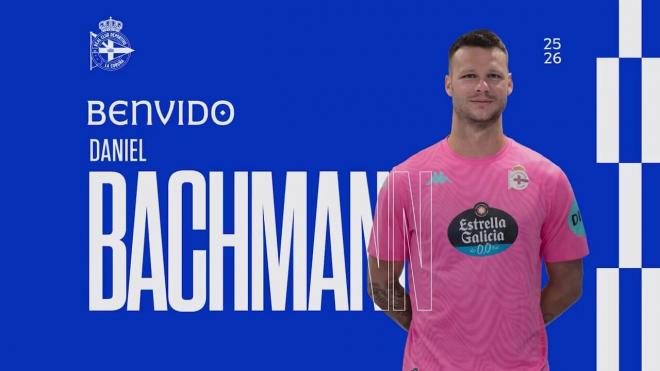 Daniel Bachmann, nuevo fichaje para la portería (Foto: RC Deportivo).