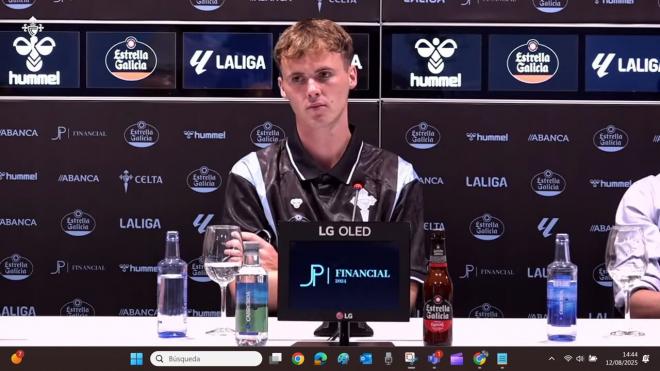 Williot Swedberg, durante esta pretemporada (Foto: CeltaMedia).