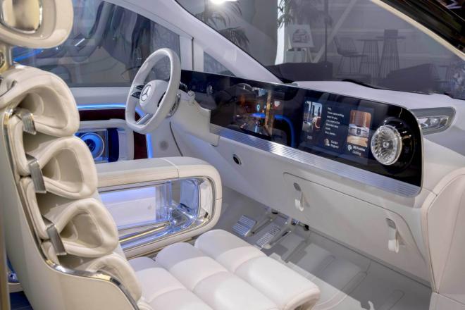 Interior del Mercedes-Benz Vision V.