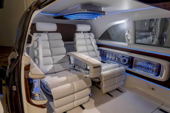 Interior del Mercedes-Benz Vision V.