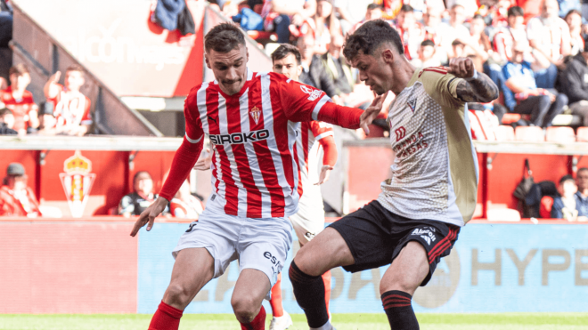Nikola Maras, en un partido con el Sporting (Foto: LaLiga).