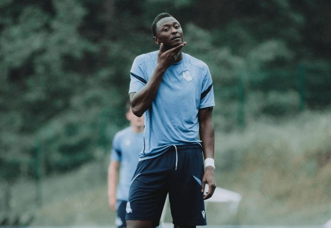 Sadiq Umar se entrena con la Real Sociedad (Foto: Instagram Sadiq)