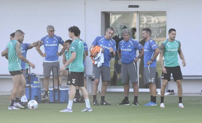 Imagen del entrenamiento de este miércoles (Foto: Kiko Hurtado)