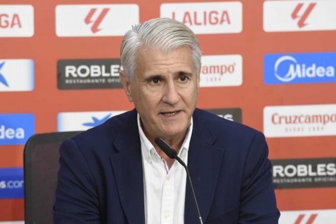 Antonio Cordón, en sala de prensa (Foto: Kiko Hurtado)