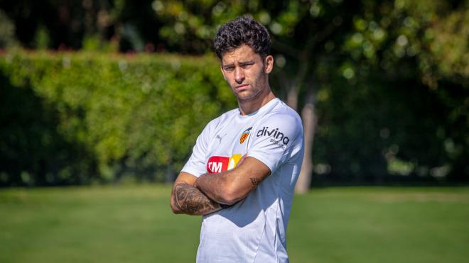 Hugo Duro vuelve a entrenar (Foto: Valencia CF)