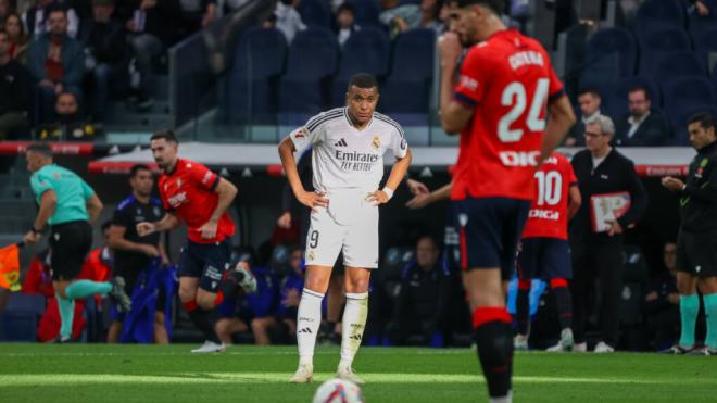 Kylian Mbappé en el partido ante Osasuna de la 24/25 (Foto: Cordon Press)