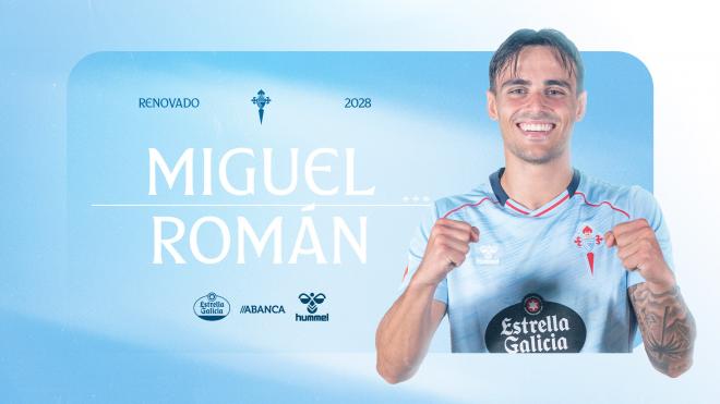 Miguel Román, uno de los nuevos dorsales del primer equipo (Foto: Celta).